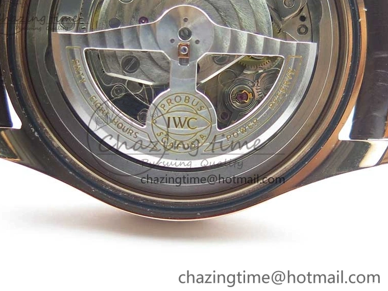 MIROTIME 0321 Lightweight Portugieser Chrono  42 IW390406 RG ZF 1:1 Best Edition White Dial on Brown Leather Strap A 7123